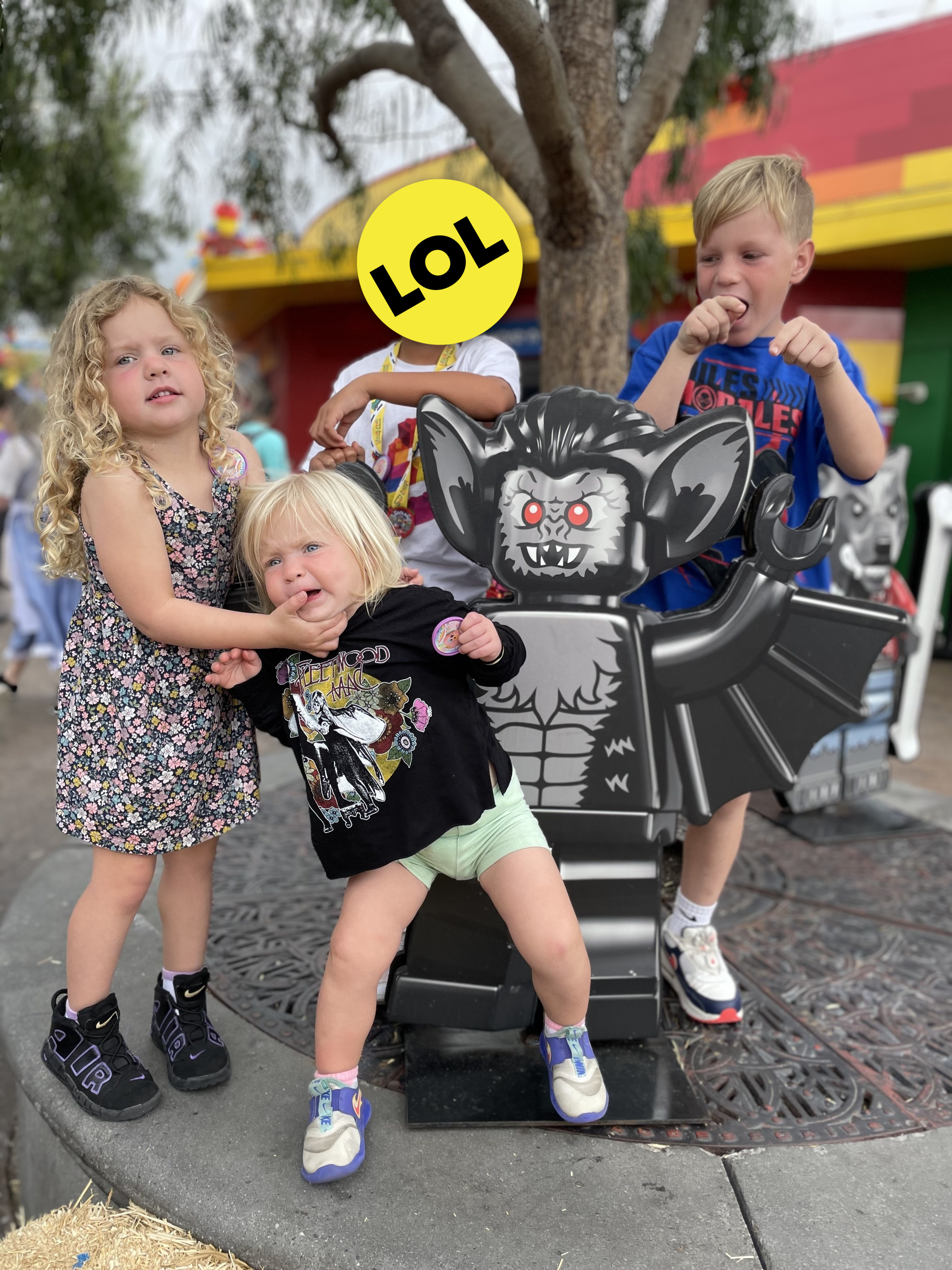 the author's children.